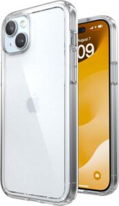 Estuche  para iPhone 15 plus en Guatemala tipo Speck Transparente