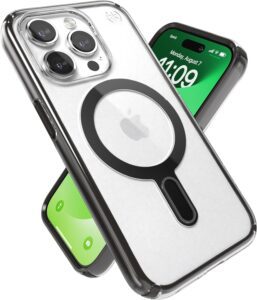 Estuche  para iPhone 15 Pro en Guatemala tipo Speck Transparente